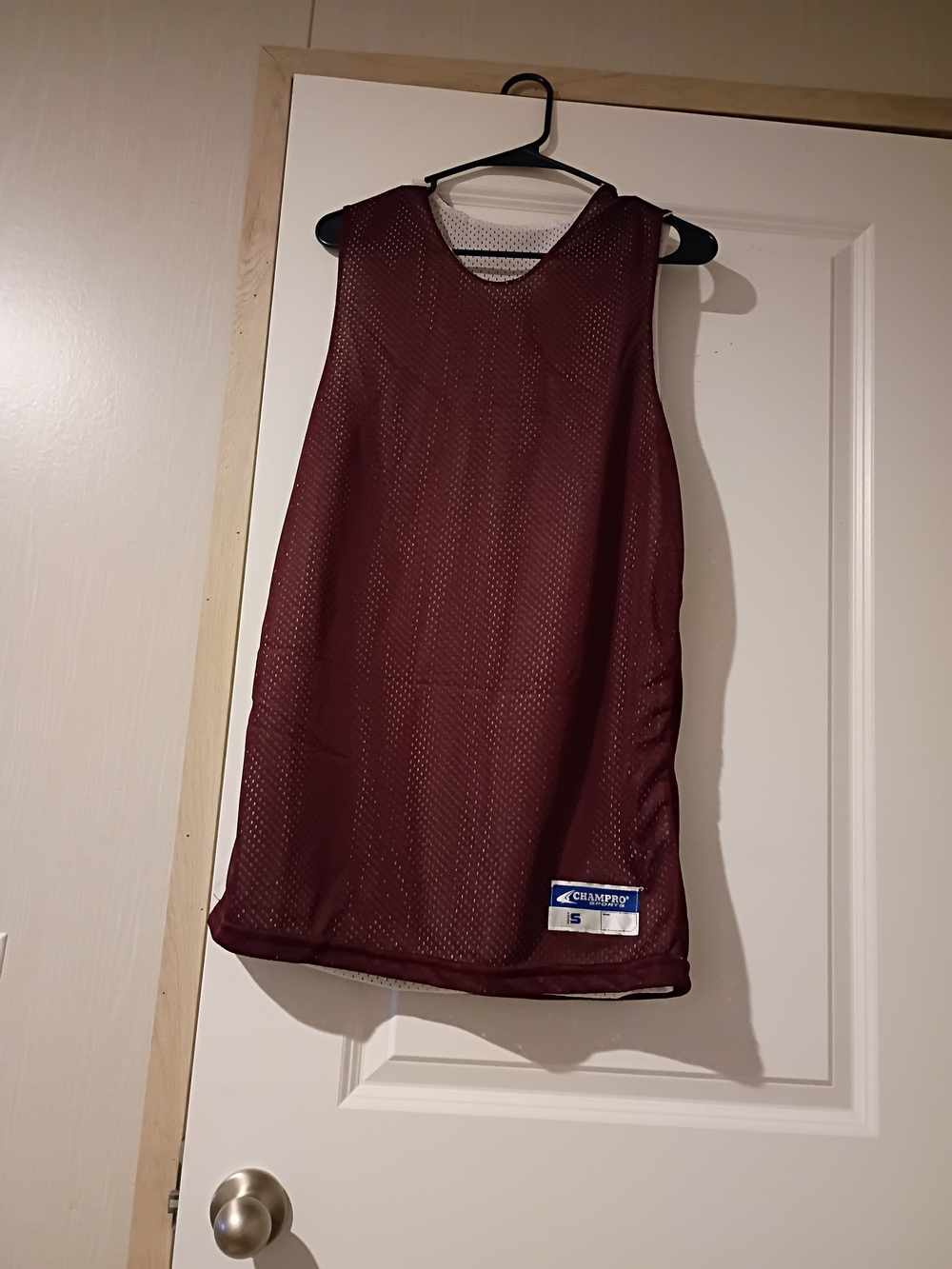 4  Lot Champion Maroon & White Reversible Mesh Basketball Jersey  New